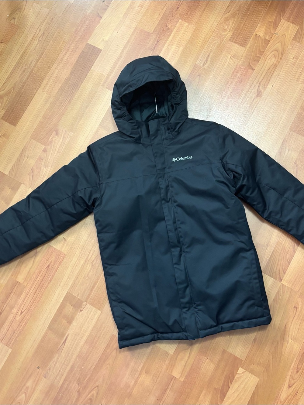 Columbia Black Kids Puffer Hooded Jacket